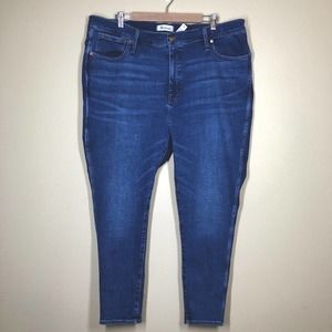 NWT Madewell Women’s 10” High-Rise Skinny Jeans in Wendover Wash - Size 36Petite
